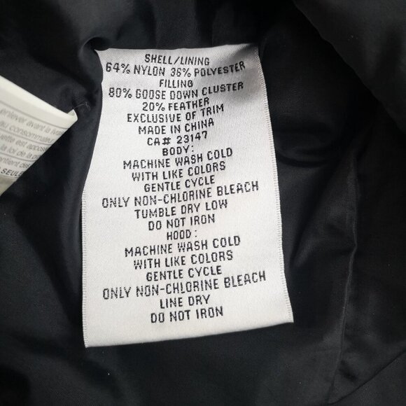 Talbots Ladies Size Medium Snap & Zipper Closure Black Puffy Vest - Picture 4 of 9